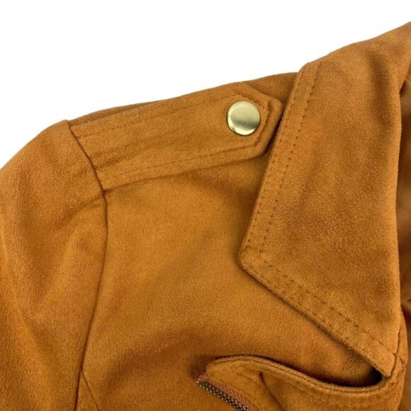 GUESS Tess Faux-Suede Jacket Sz Medium - Picture 9 of 9